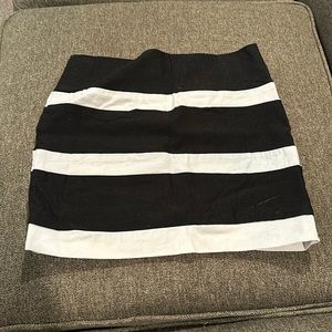 Charlotte Russe Striped Mini Skirt